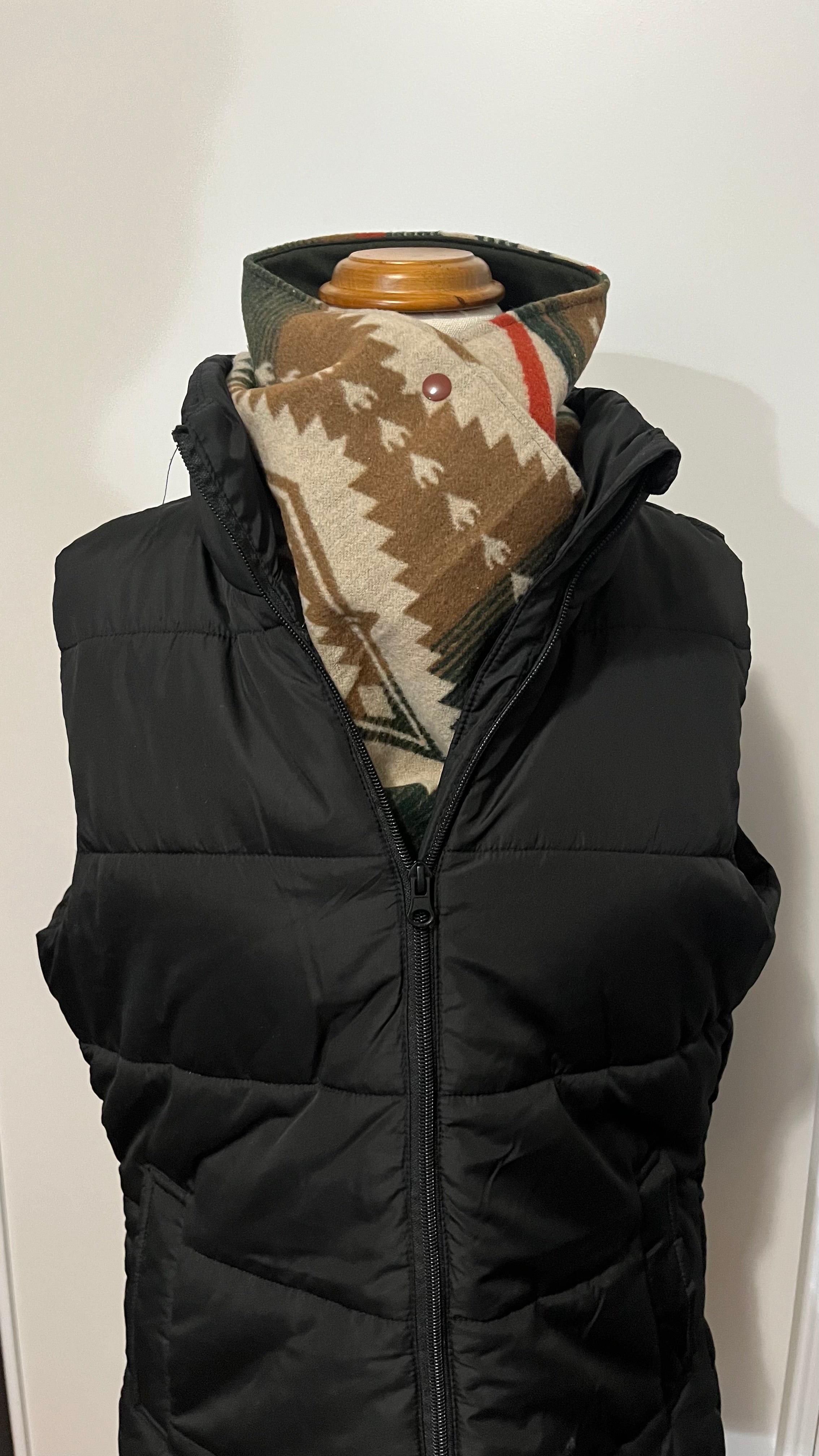 Western Cowboy Aztec Warm Neck Hood