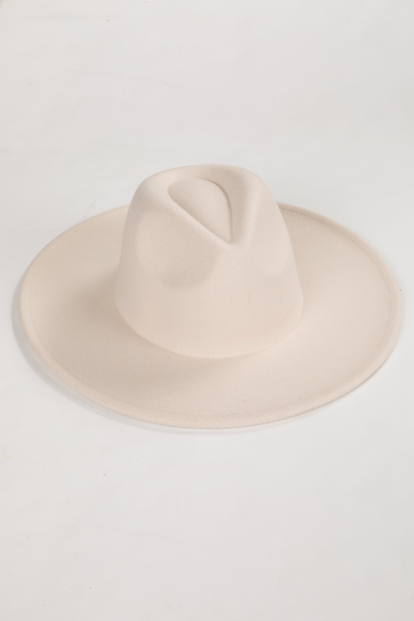 Wide-brimmed Fedora