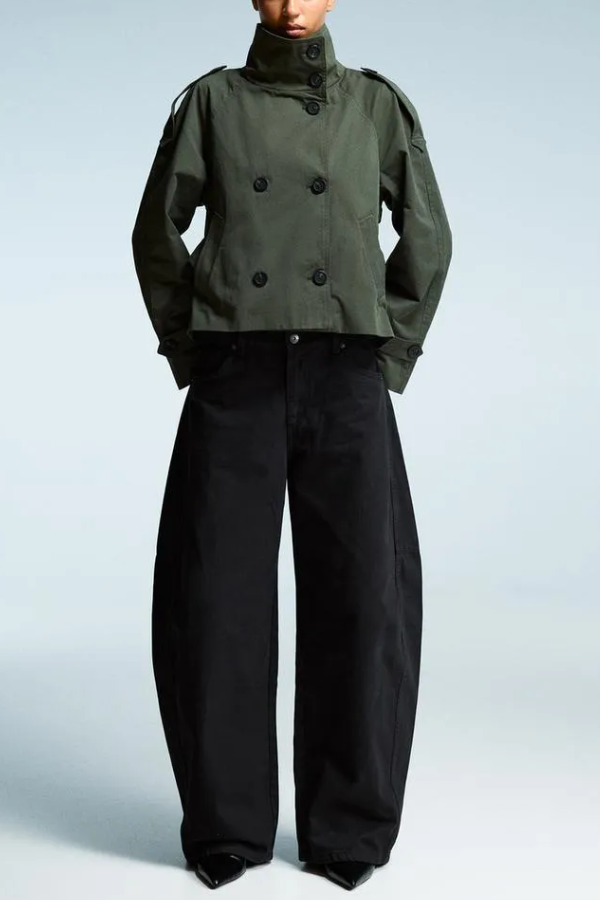 Short Windbreaker Jacket