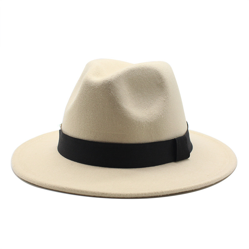 Flat-edge Jazz Woolen Hat
