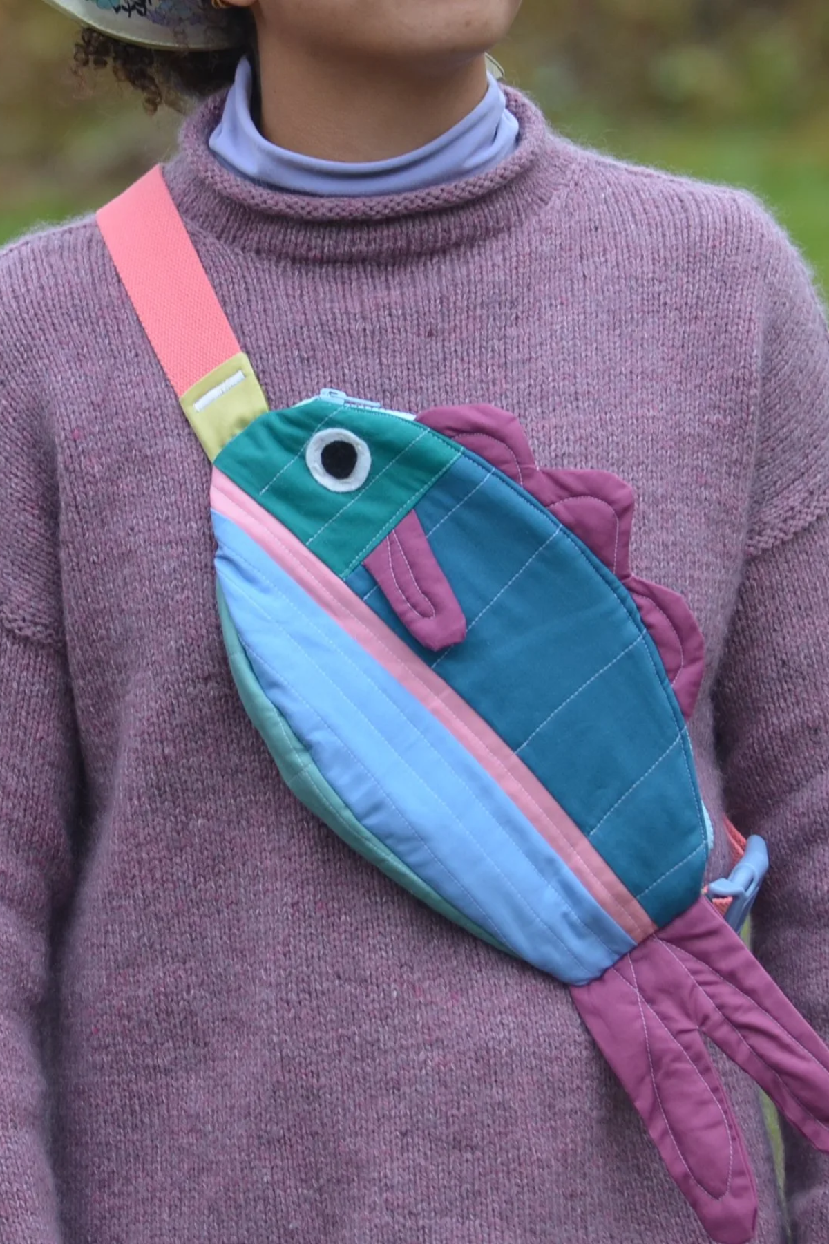 Swim Along Crossbody Fish Bag