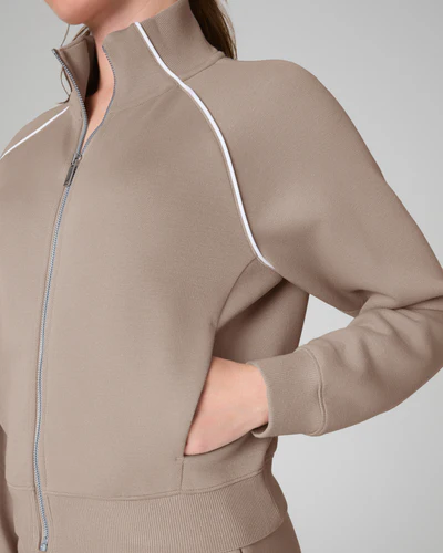 Stand Collar Coat Sports Suit