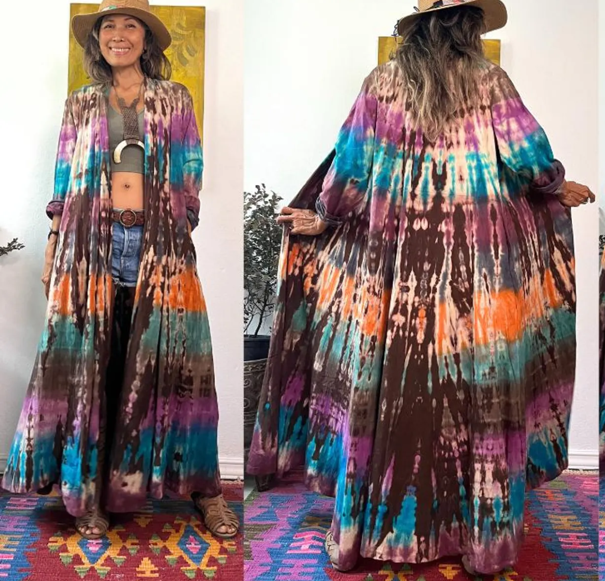 Boho Long Sleeve Jacket with pockets