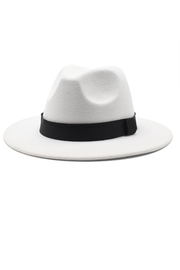 Flat-edge Jazz Woolen Hat