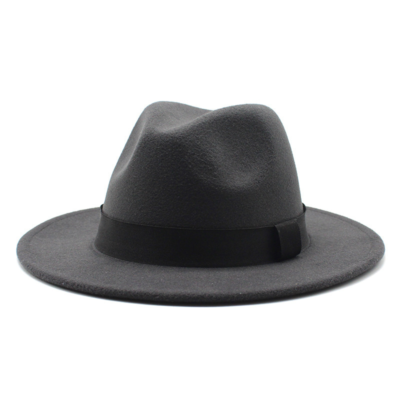 Flat-edge Jazz Woolen Hat