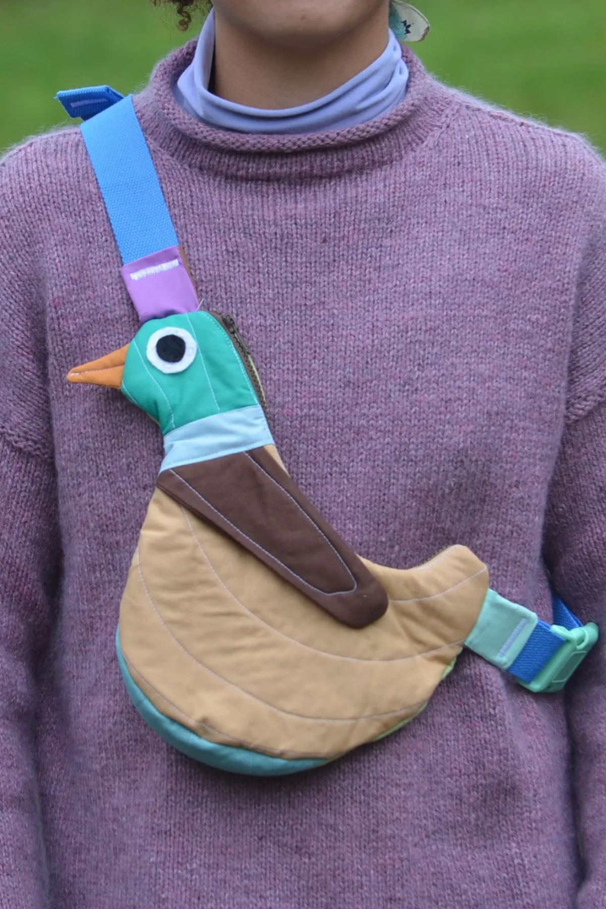 Fly Away Crossbody Bird Bag - Duck