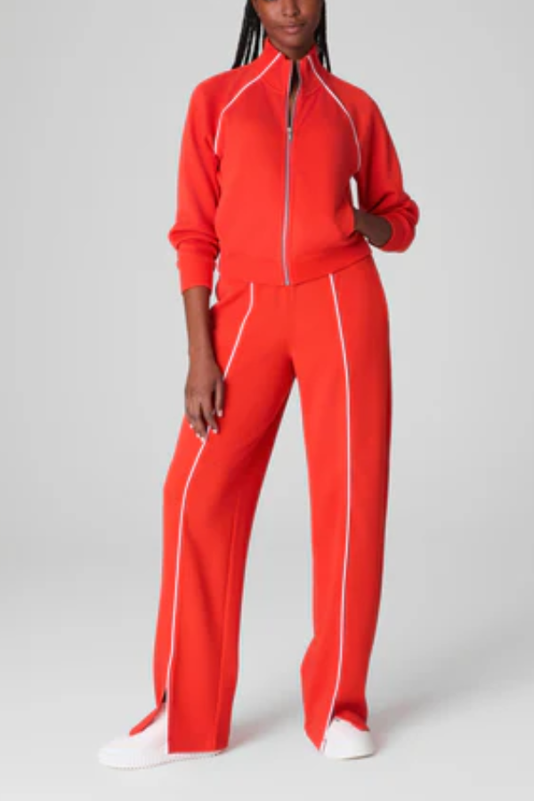 Stand Collar Coat Sports Suit