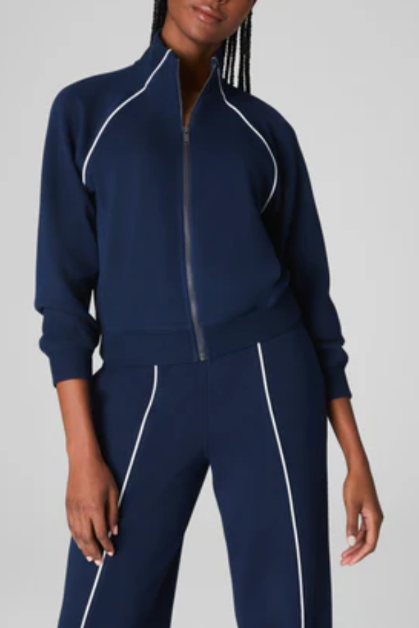 Stand Collar Coat Sports Suit