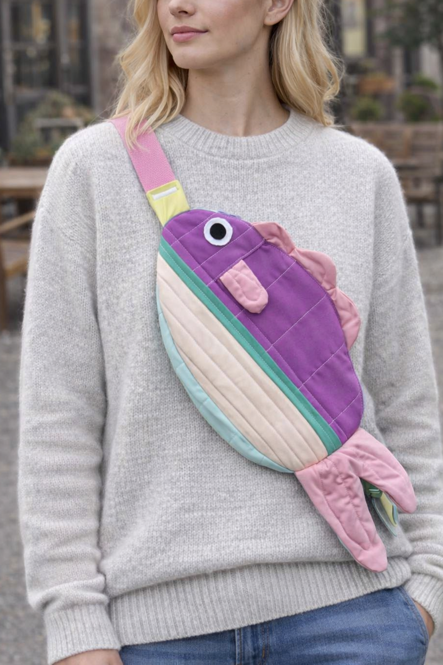 Swim Along Crossbody Fish Bag