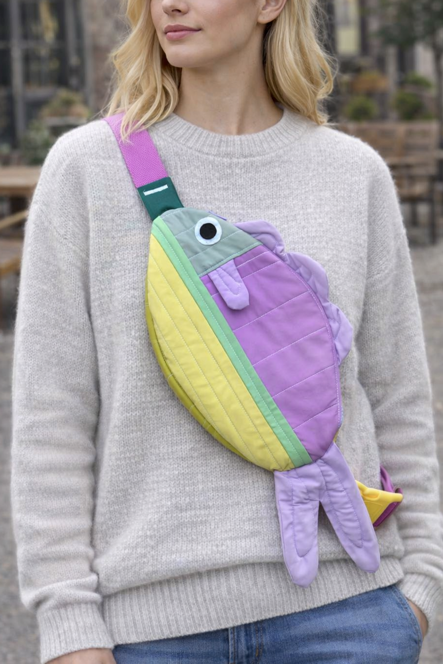 Swim Along Crossbody Fish Bag