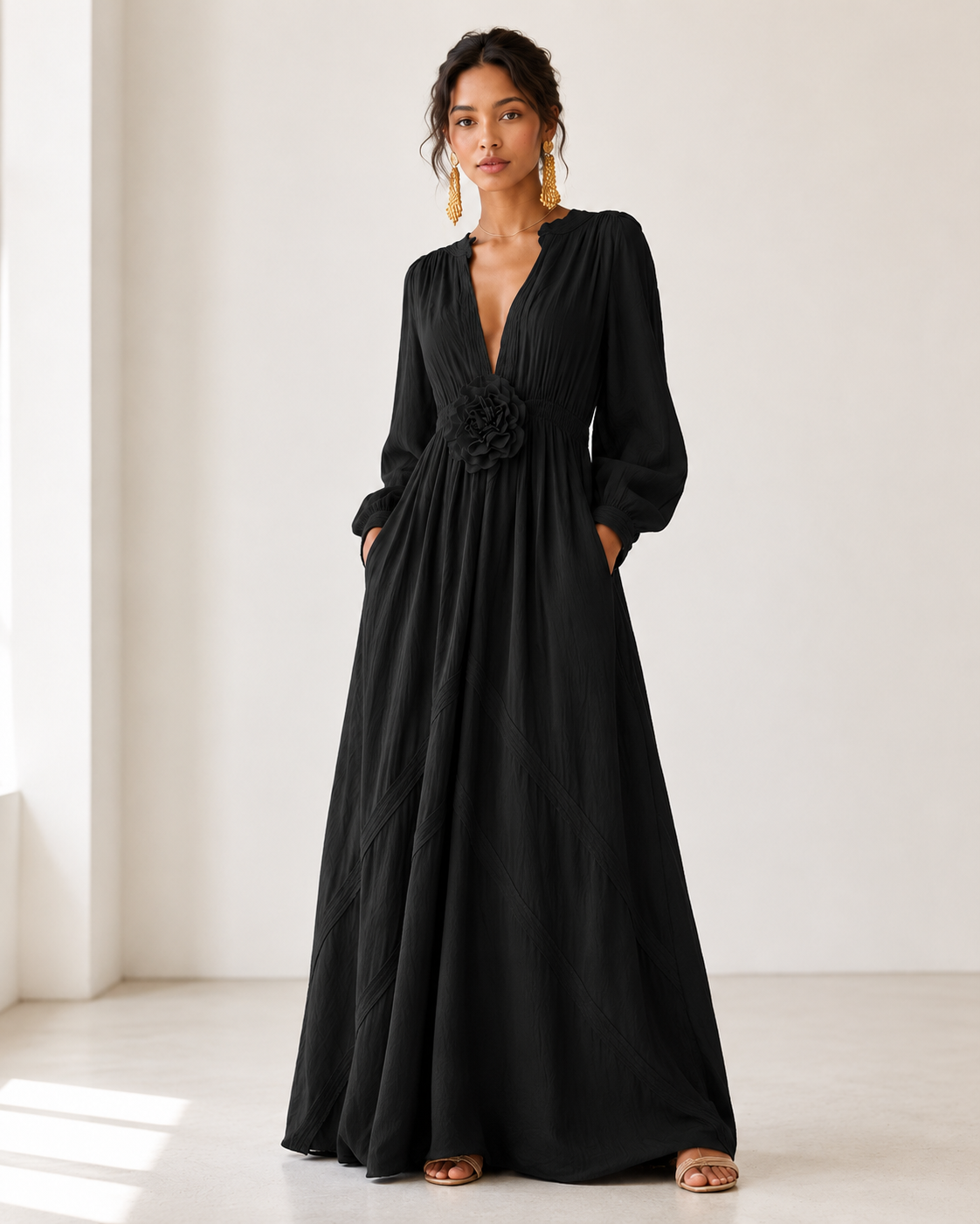 🎁49% OFF-Elegant Linen Maxi Dress-BUY 2 FREE SHIPPING