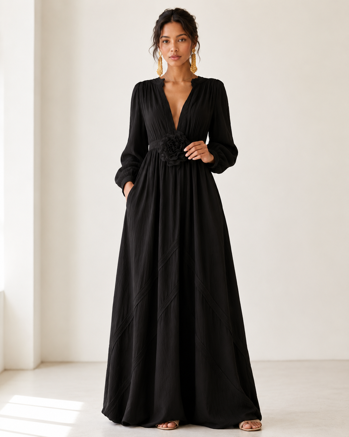 🎁49% OFF-Elegant Linen Maxi Dress-BUY 2 FREE SHIPPING