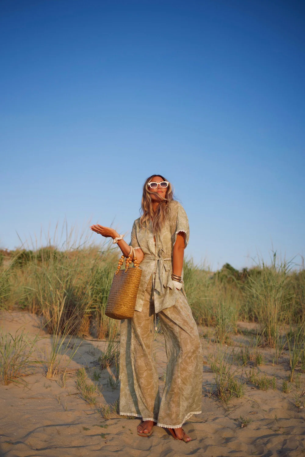 Cotton Cropped Essential Wide Leg Pant