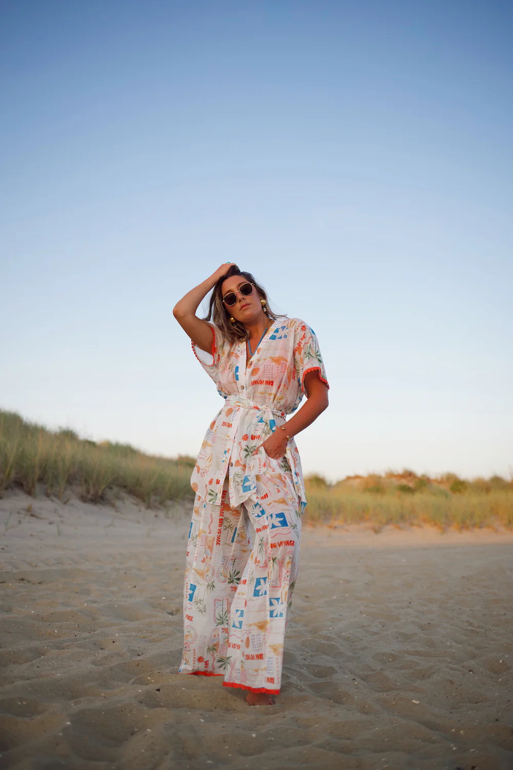 Cotton Voile Short Sleeve Basic Button-Down Shirt