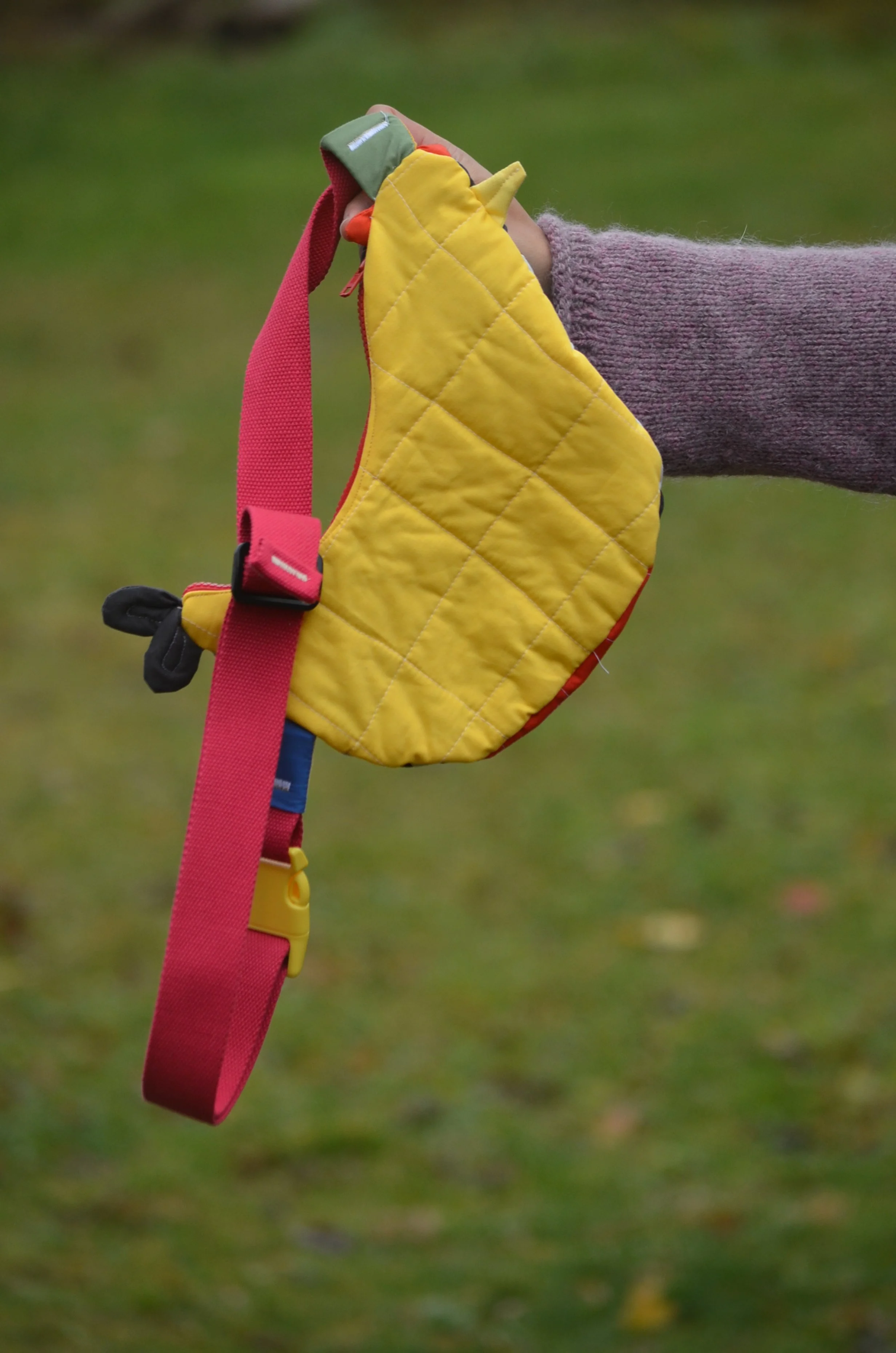 Fly Away Crossbody Bird Bag  - Chicken