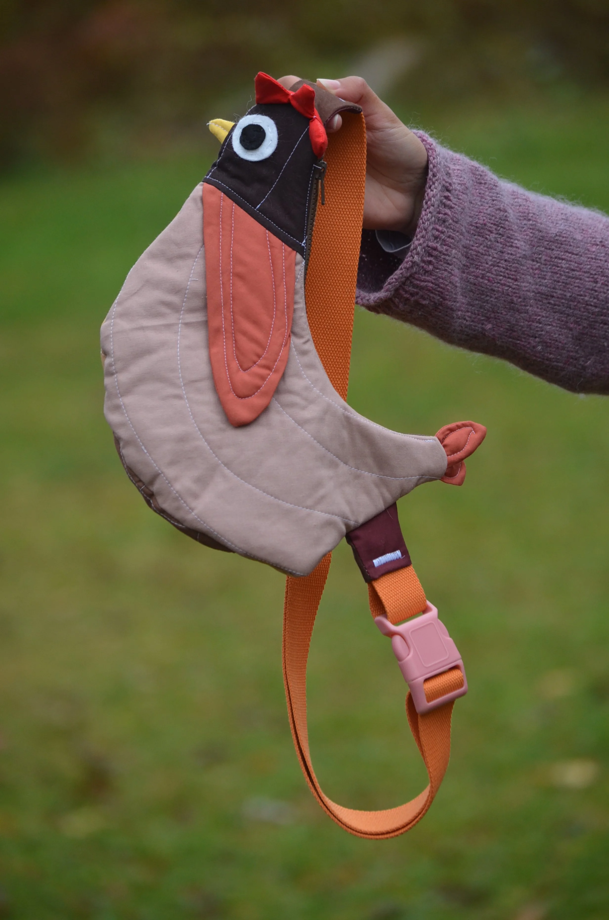 Fly Away Crossbody Bird Bag - Chicken