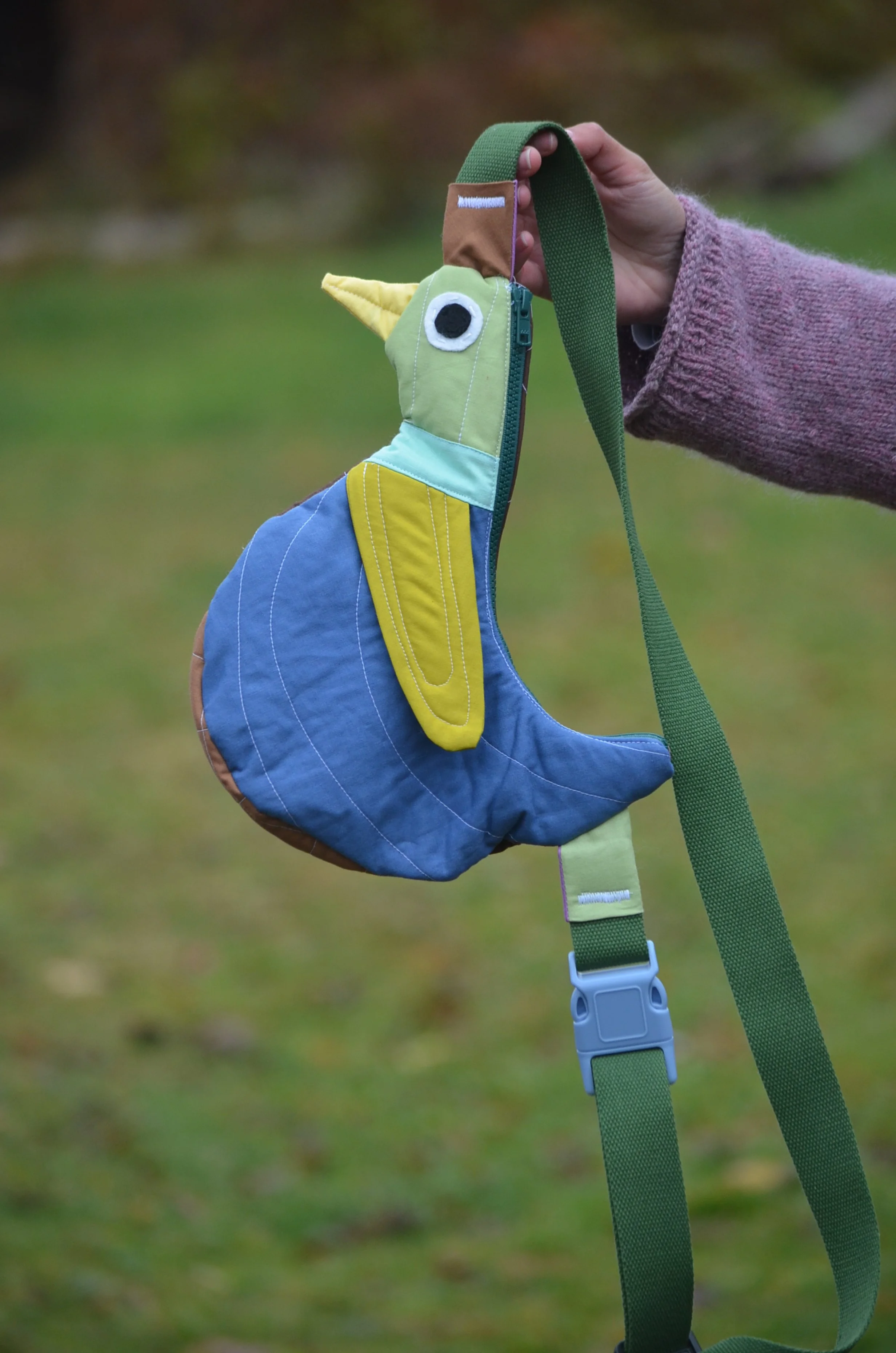 Fly Away Crossbody Bird Bag  - Duck