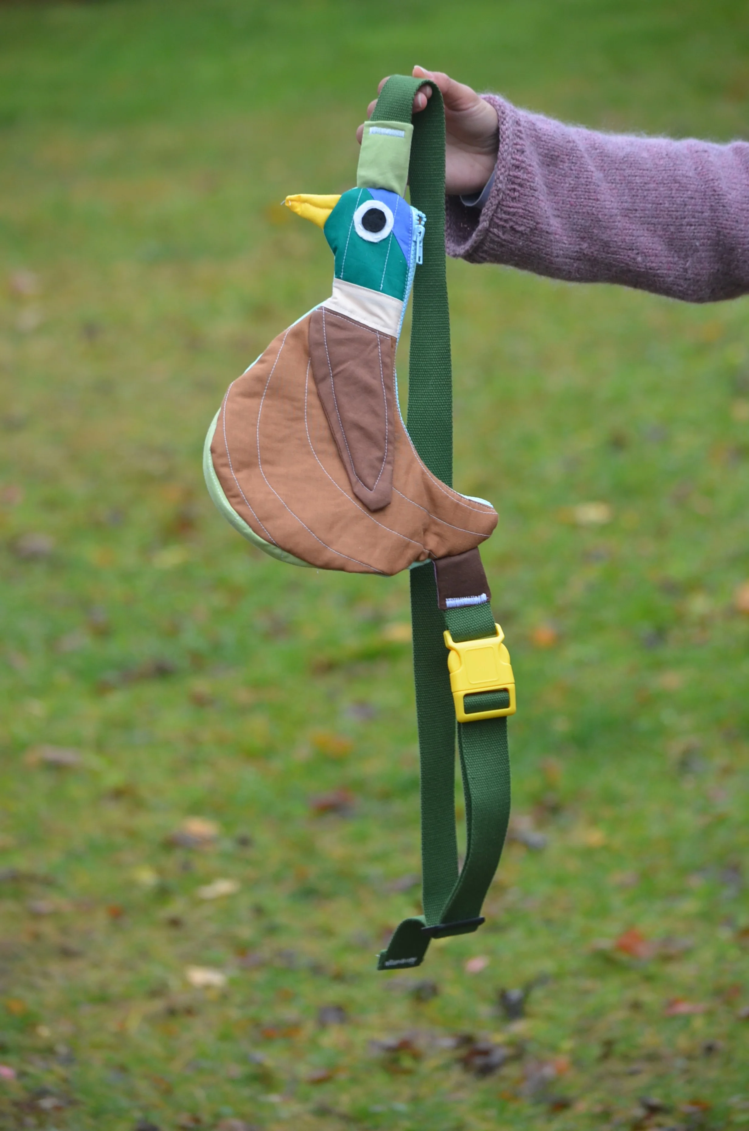 Fly Away Crossbody Bird Bag  - Duck