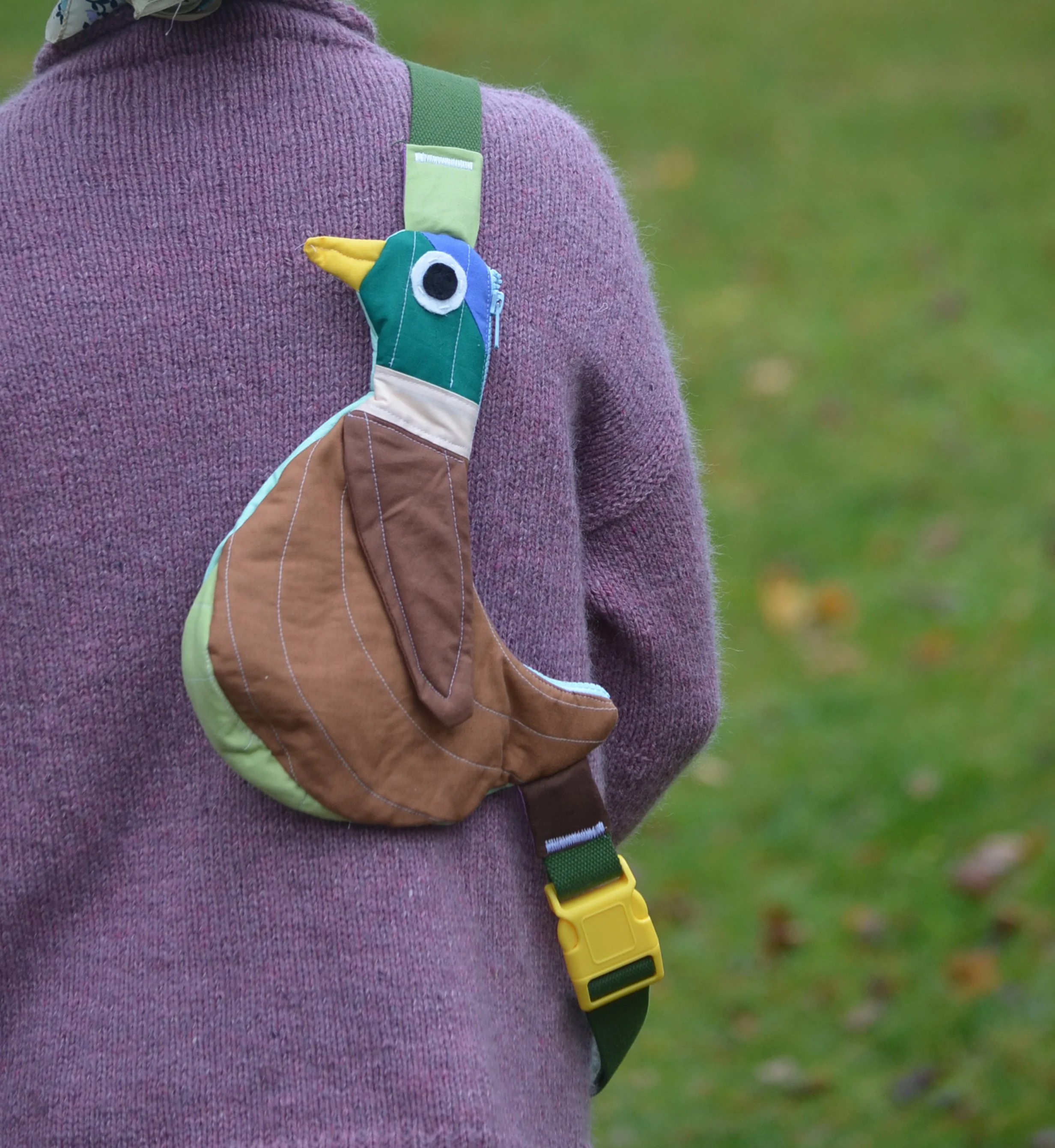 Fly Away Crossbody Bird Bag  - Duck