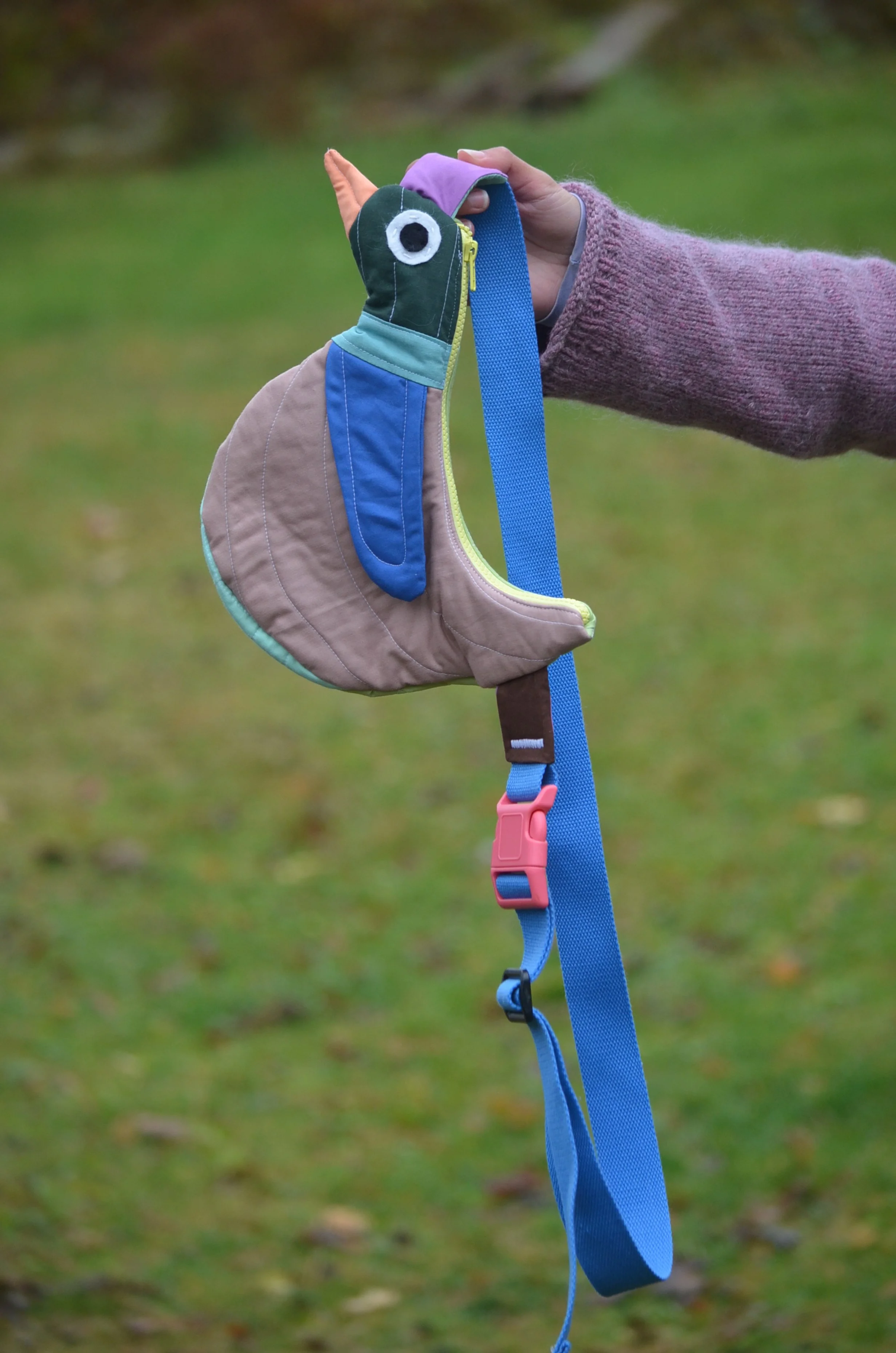 Fly Away Crossbody Bird Bag  - Duck