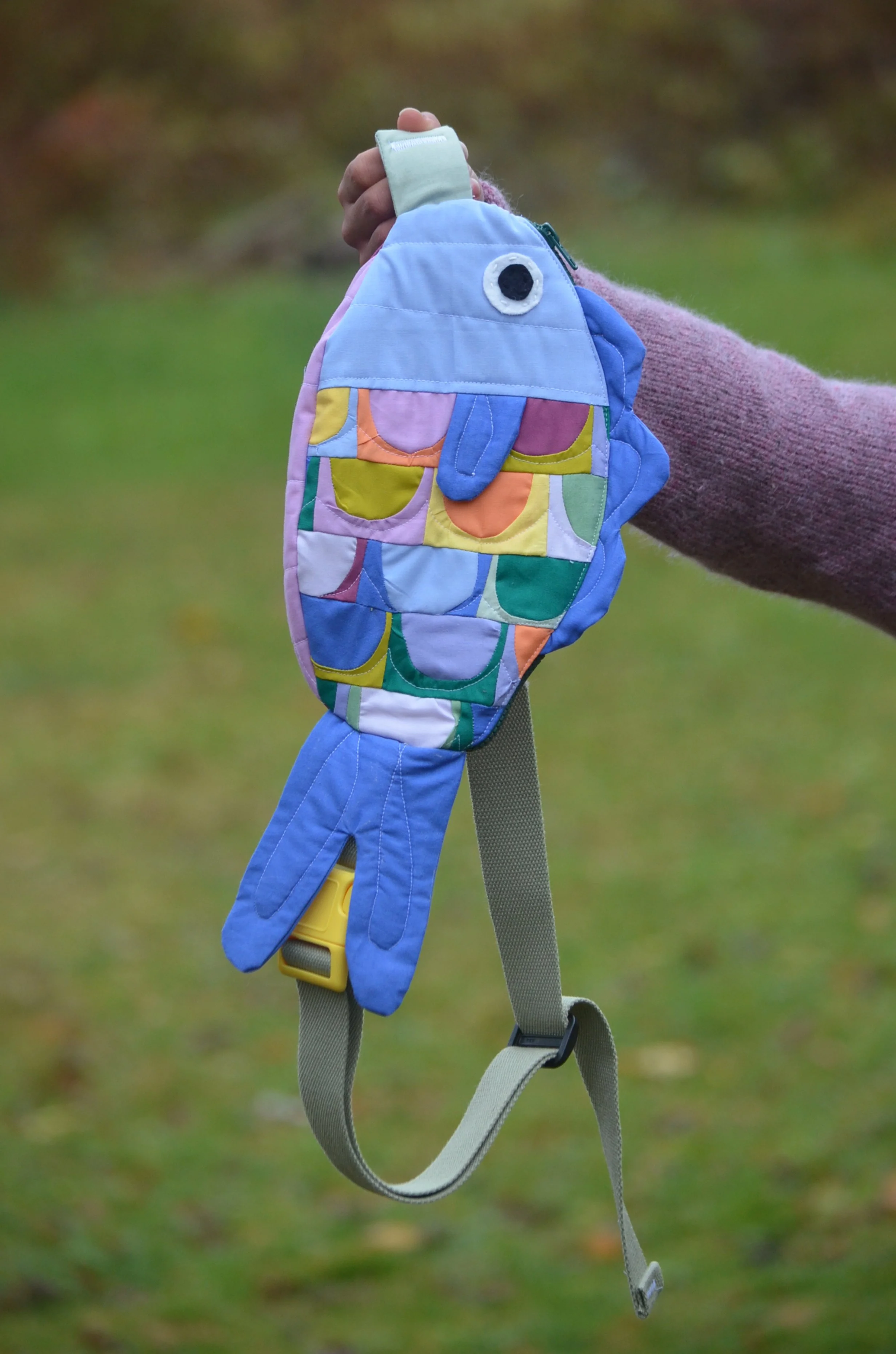 Swim Along Crossbody Fish Bag