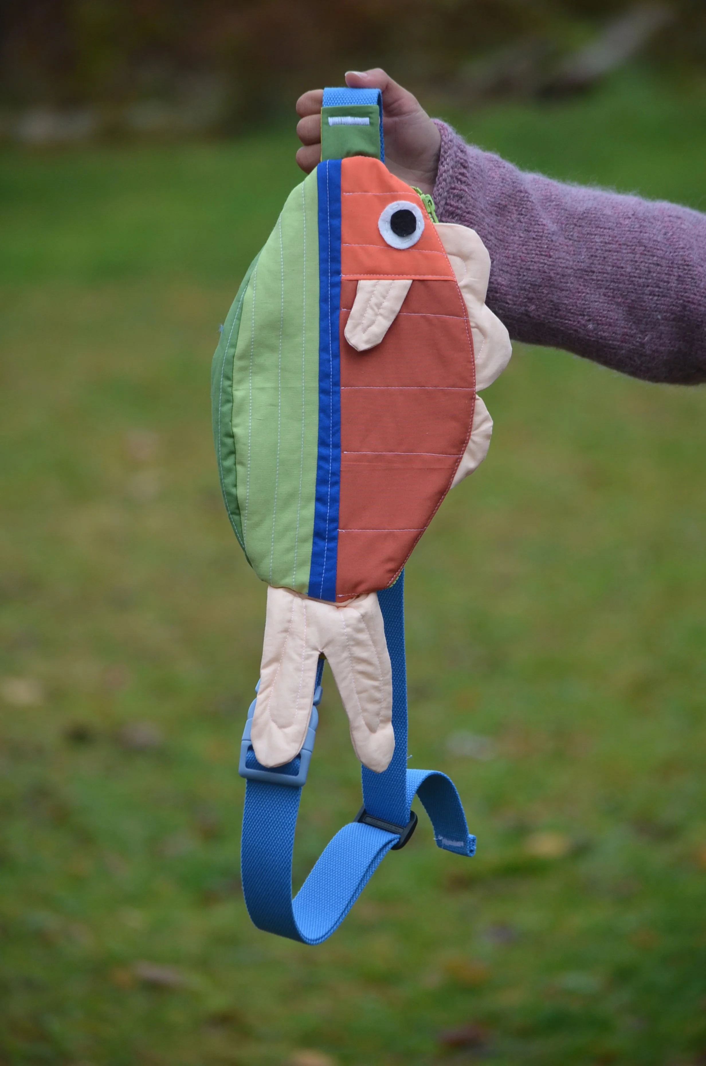 Swim Along Crossbody Fish Bag