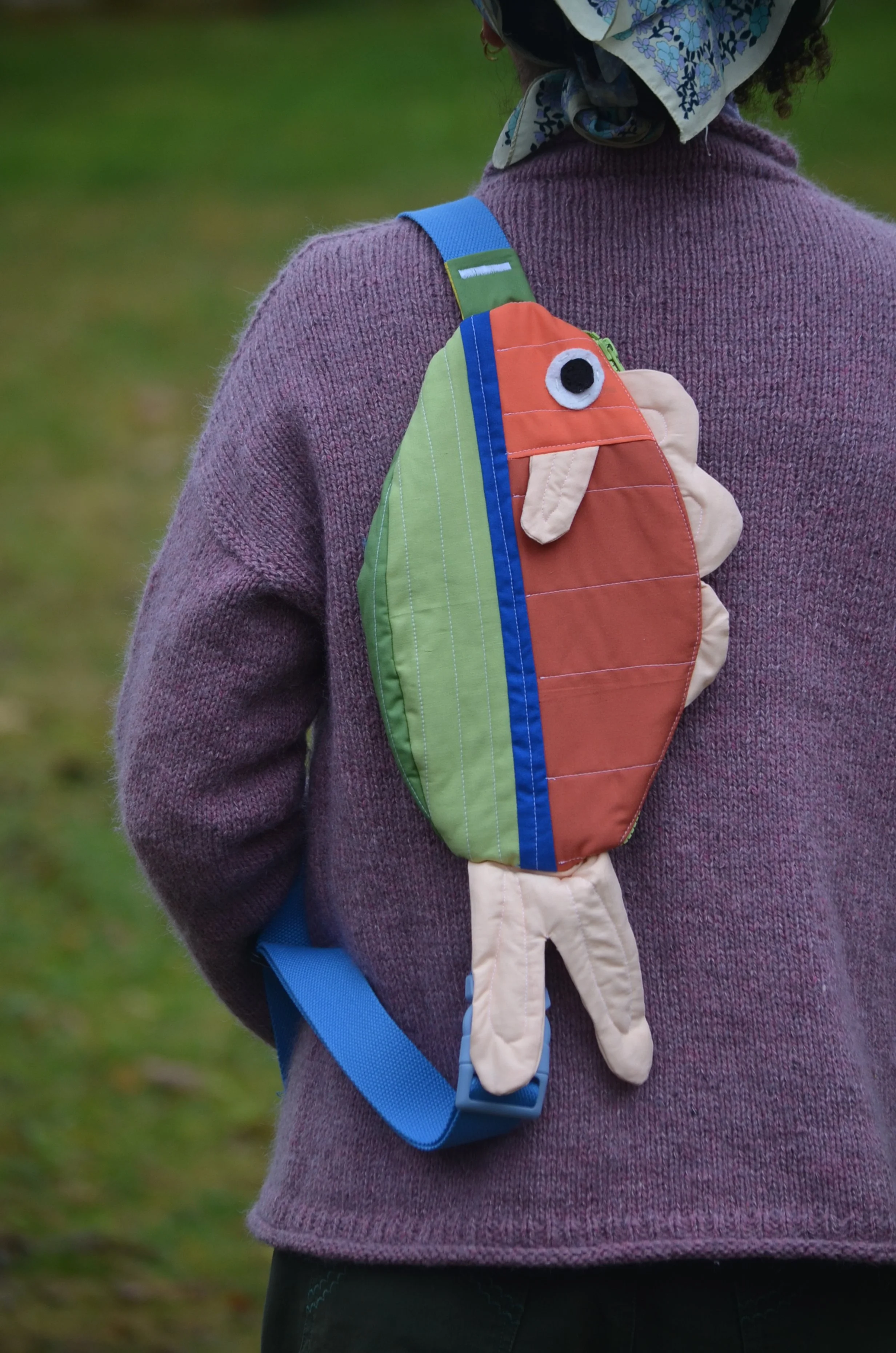 Swim Along Crossbody Fish Bag