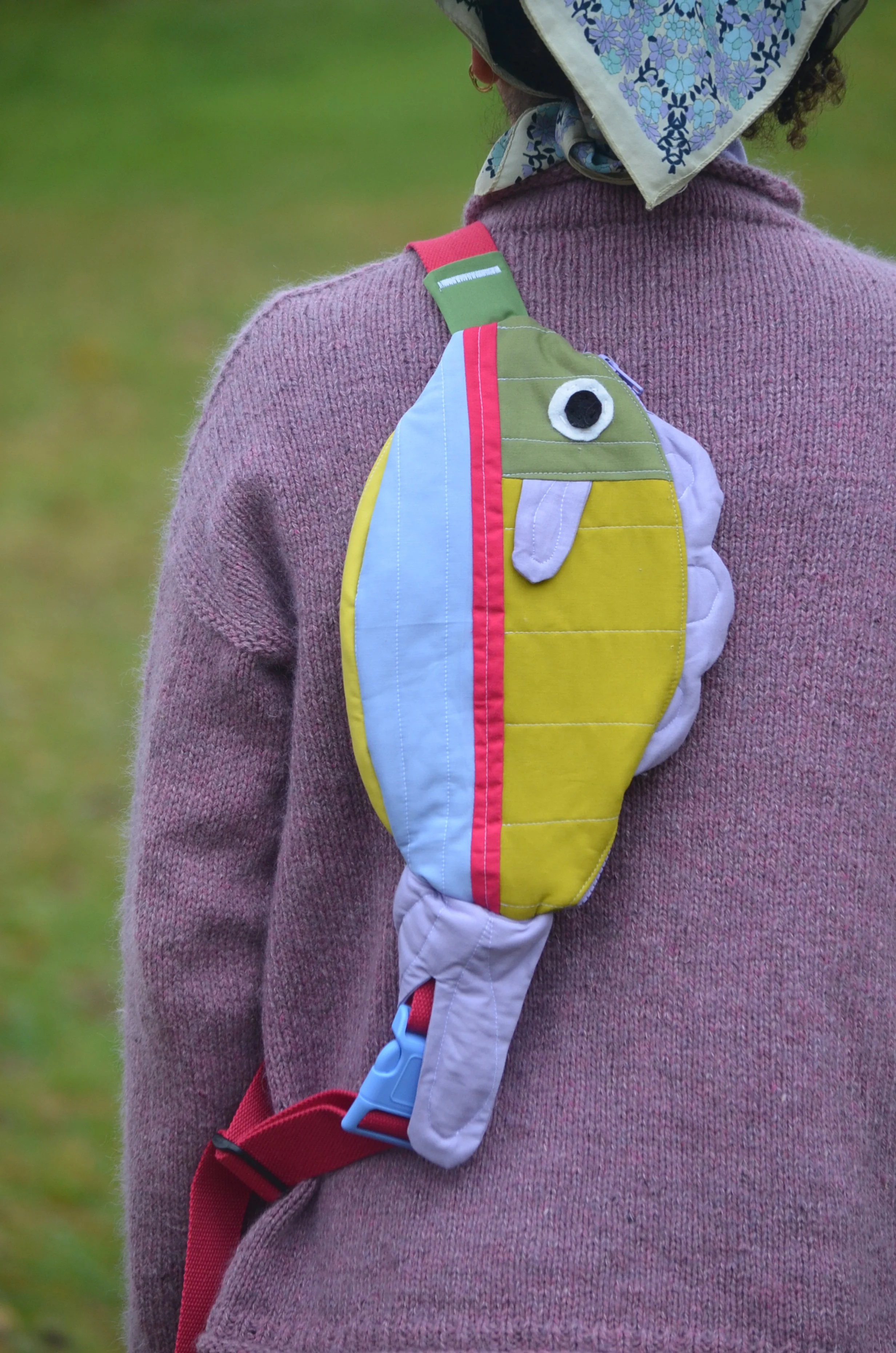 Swim Along Crossbody Fish Bag