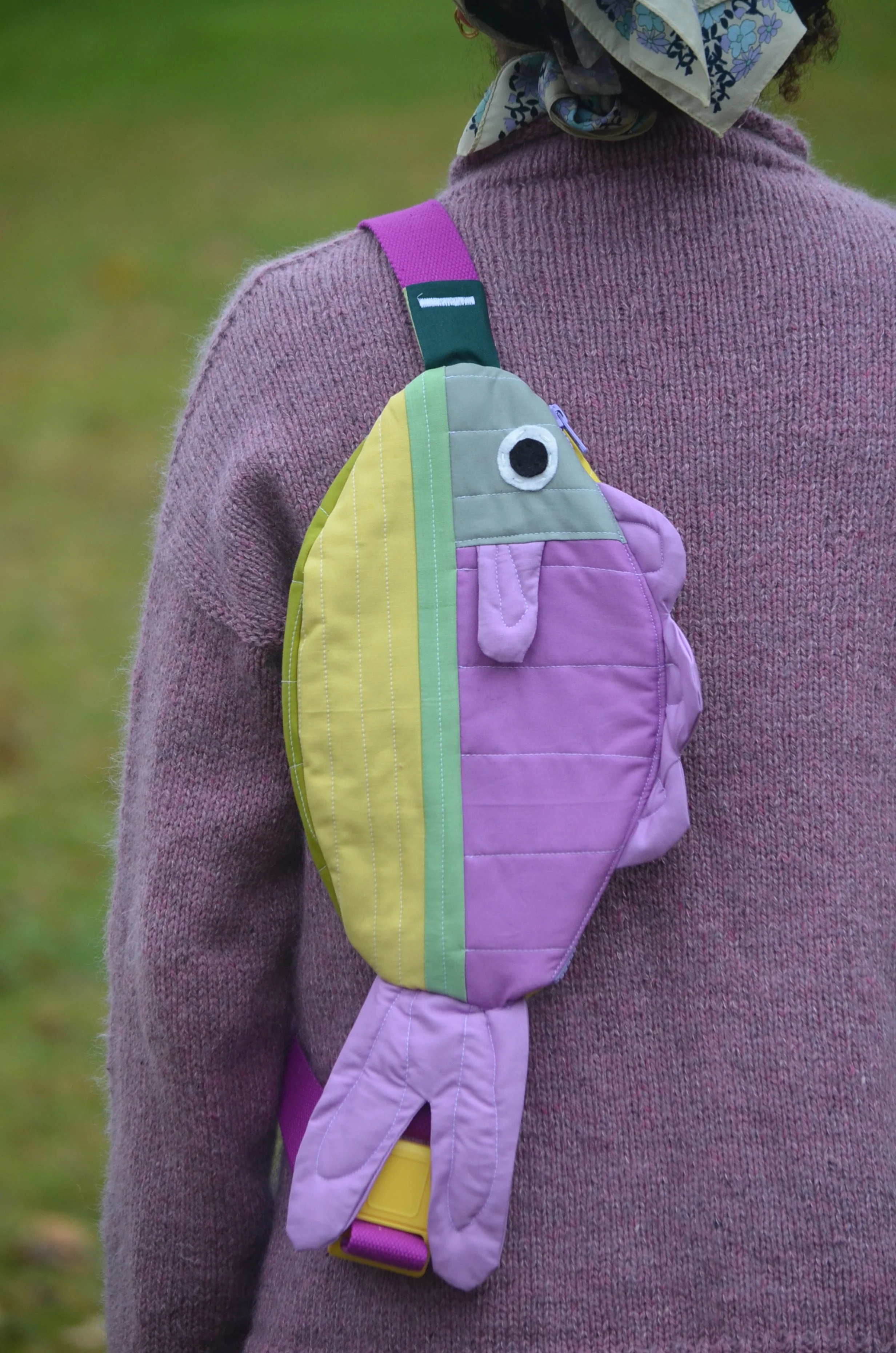 Swim Along Crossbody Fish Bag