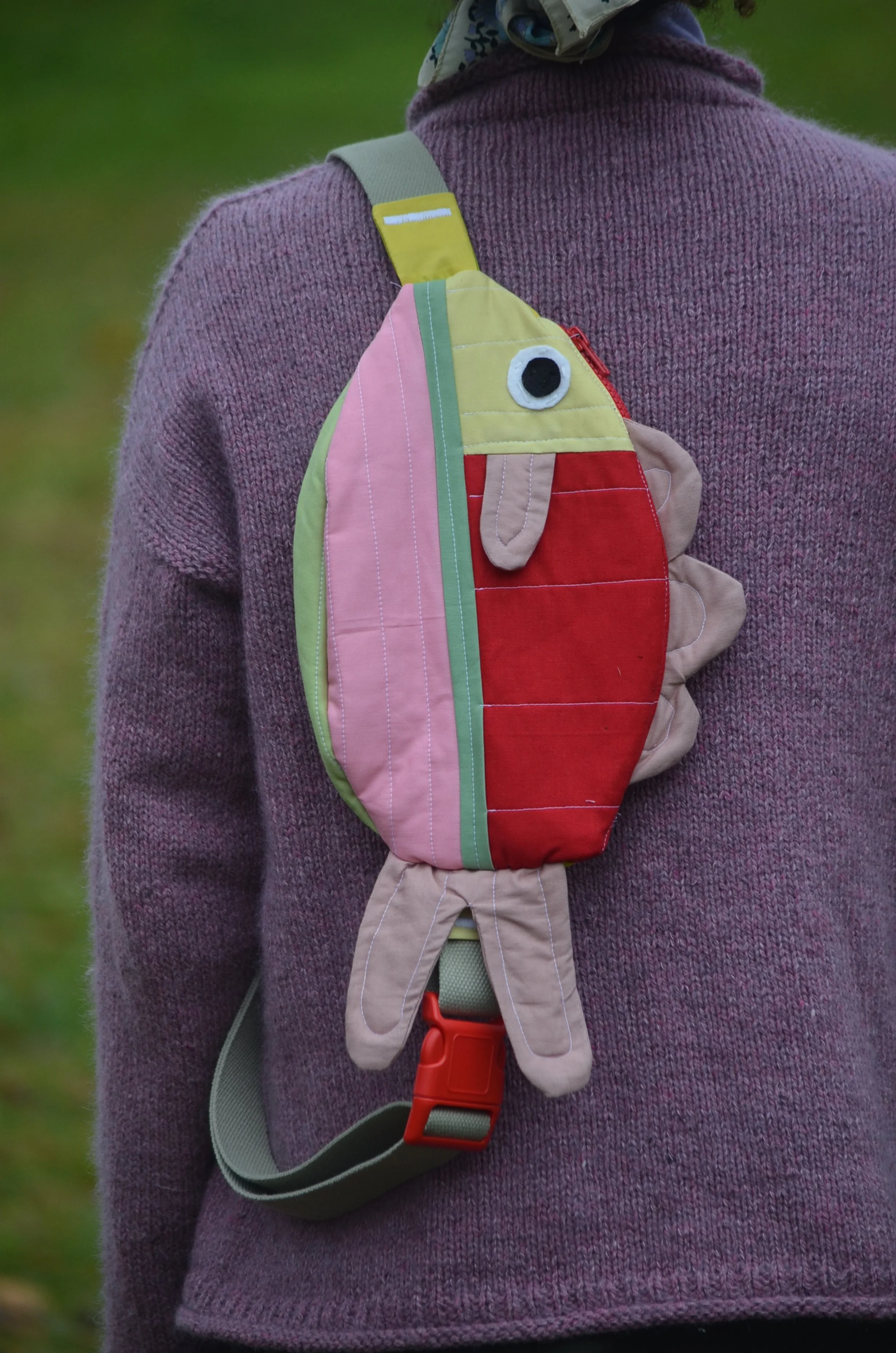 Swim Along Crossbody Fish Bag