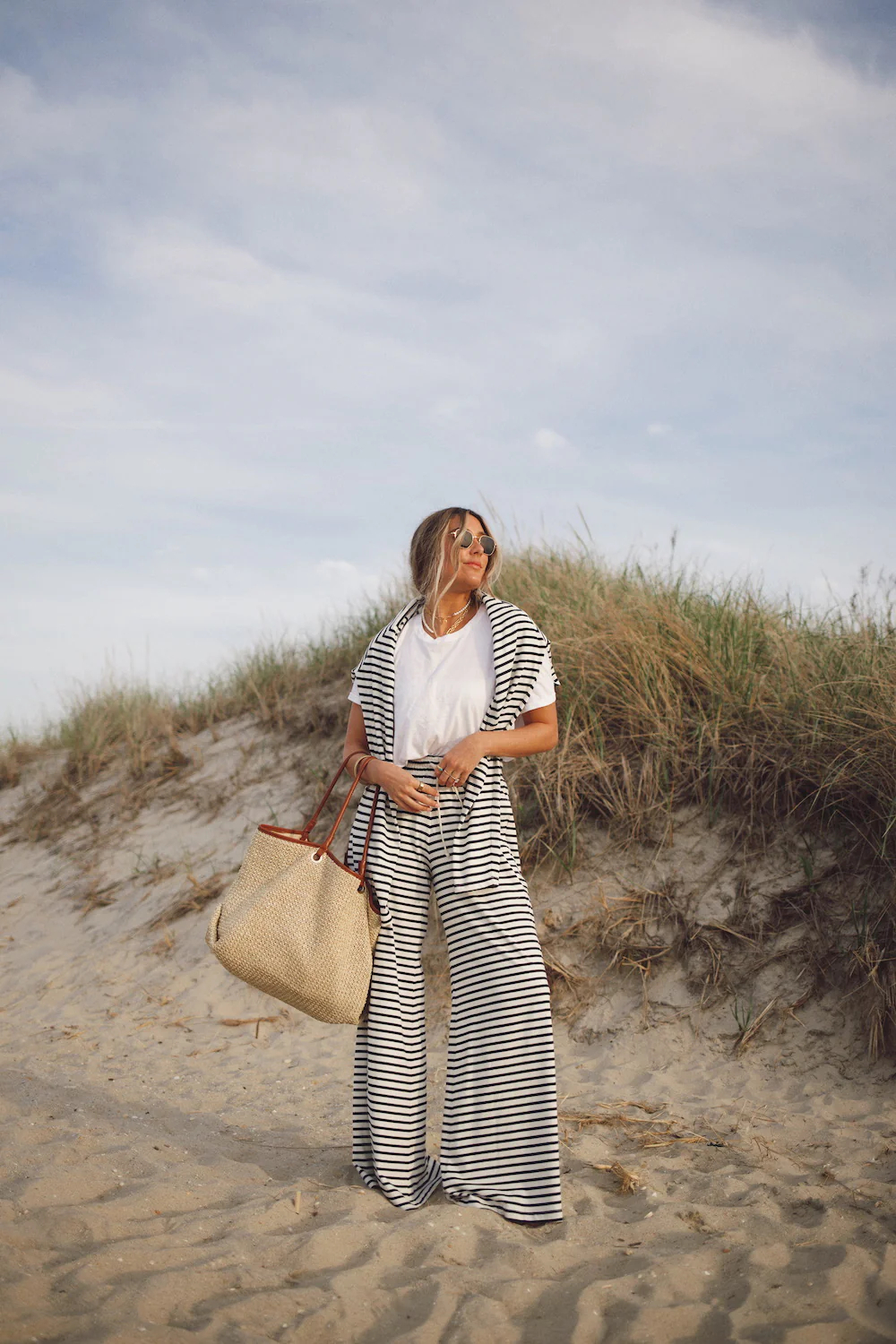 Emma Marina Stripe Lounge Pant 