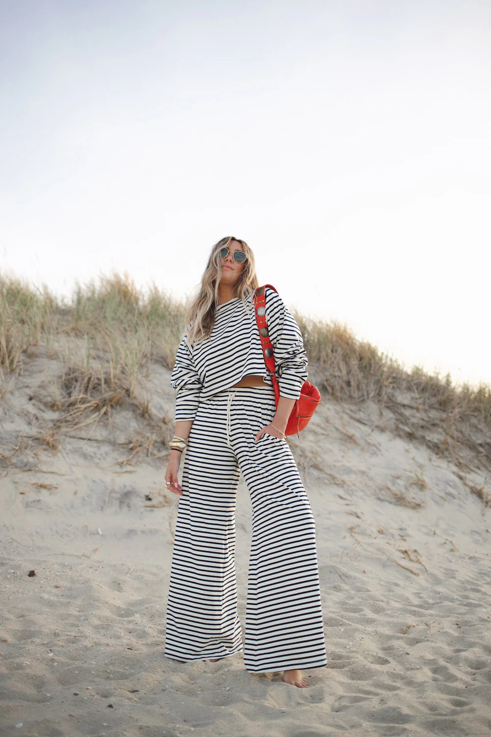 Emma Marina Stripe Lounge Pant 