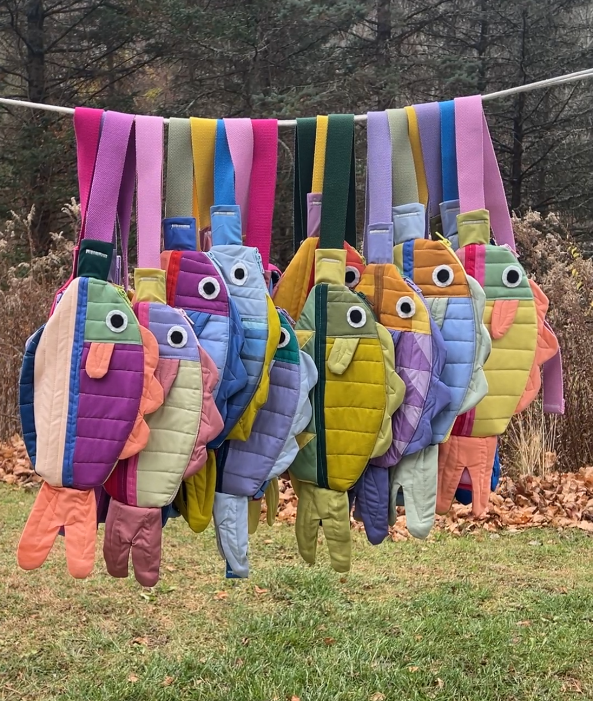 Swim Along Crossbody Fish Bag