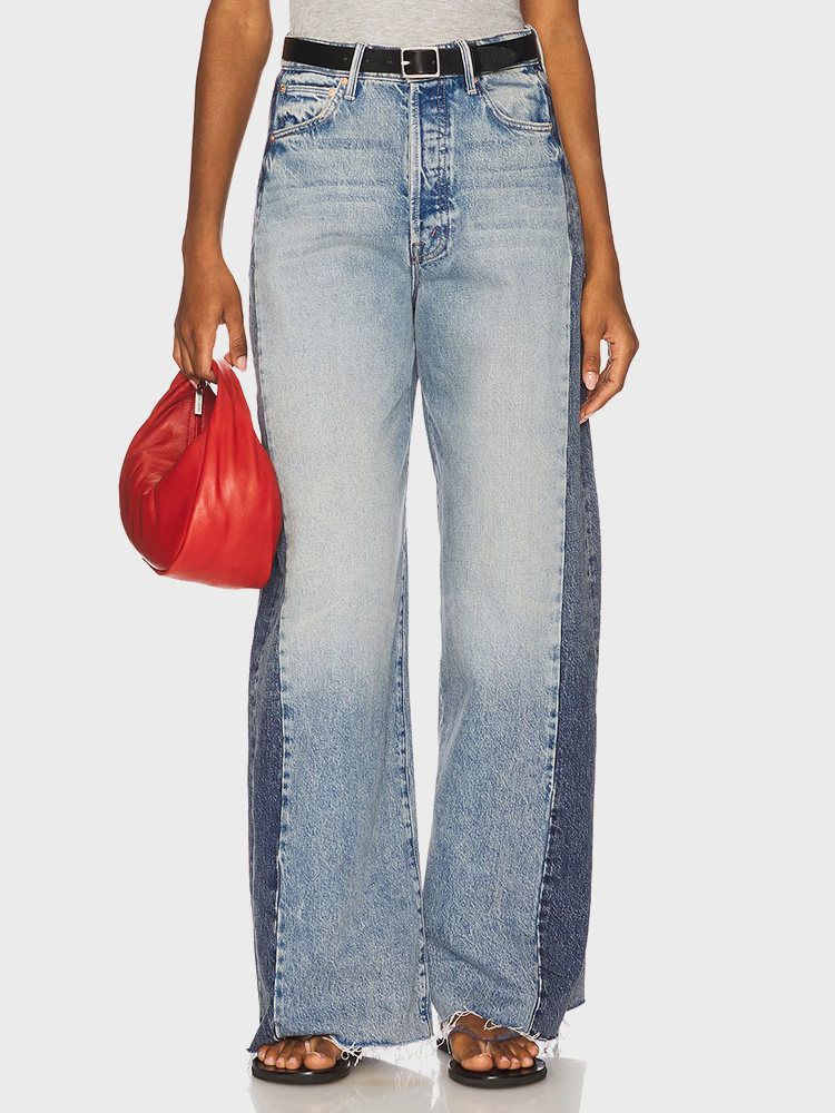 The Pipe Dream Button Sneak Fray Jean(Buy 2 Free Shipping)