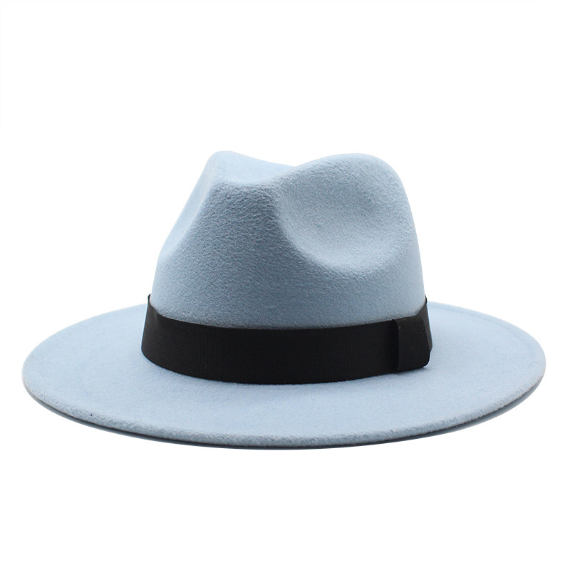 Flat-edge Jazz Woolen Hat