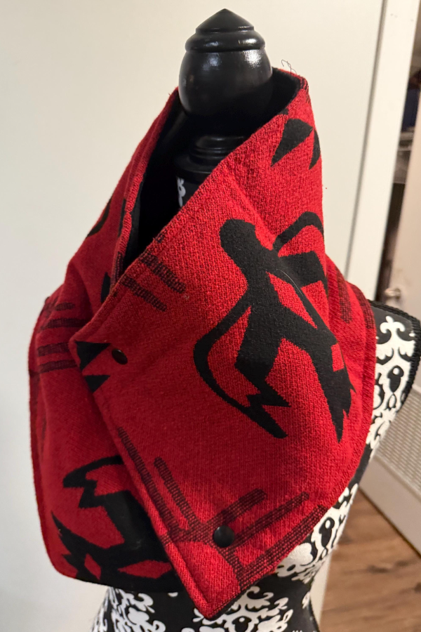 Women's Western Denim Warm Neck Hood Warm Neck Cover