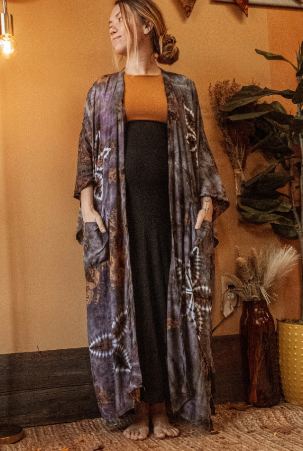 Maxi Ruffled Duster Festival  Cardigan