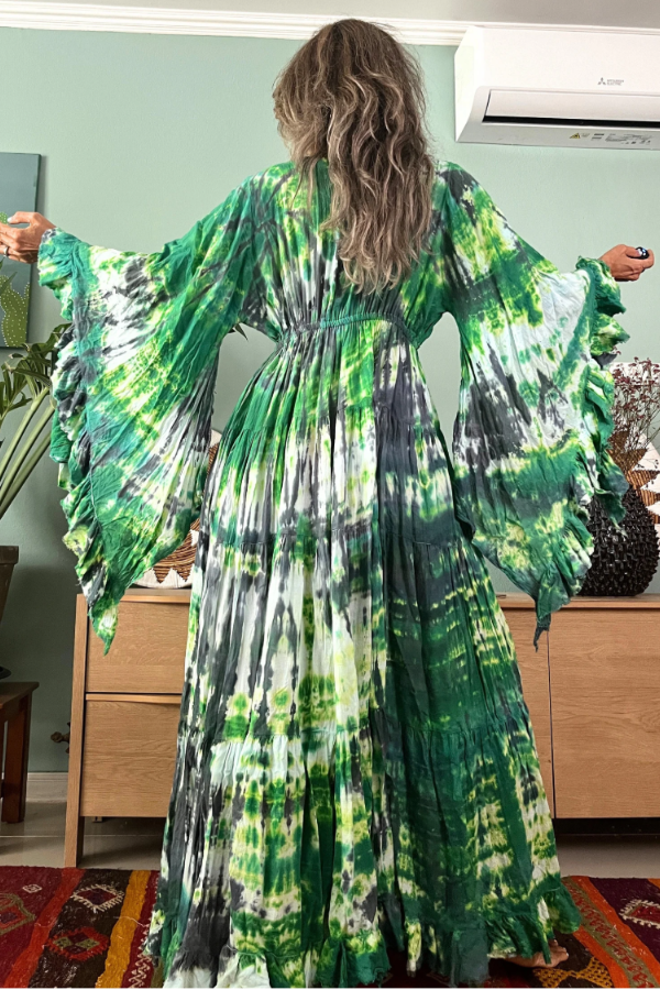 Maxi Ruffled Duster Festival  Cardigan