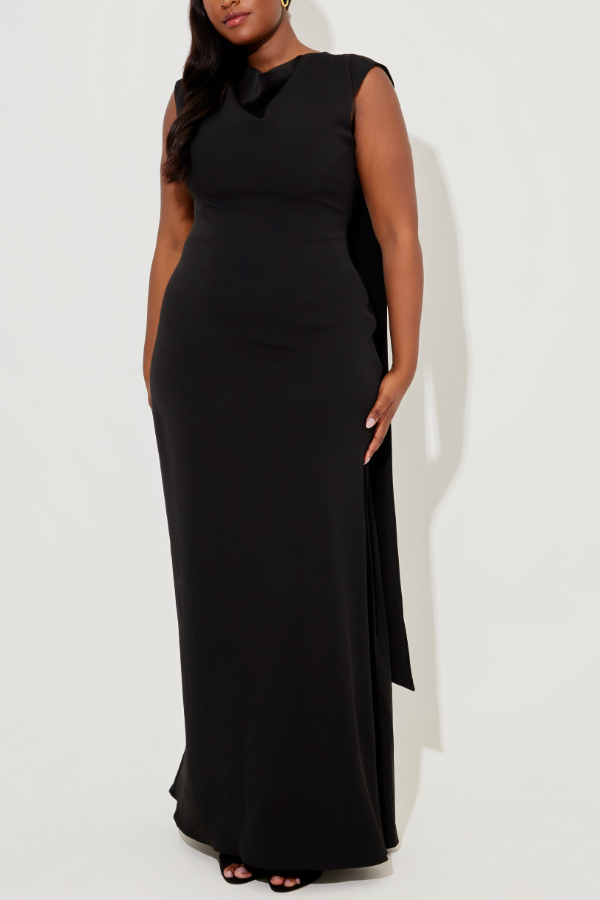 Rear Cutout Strap Dress