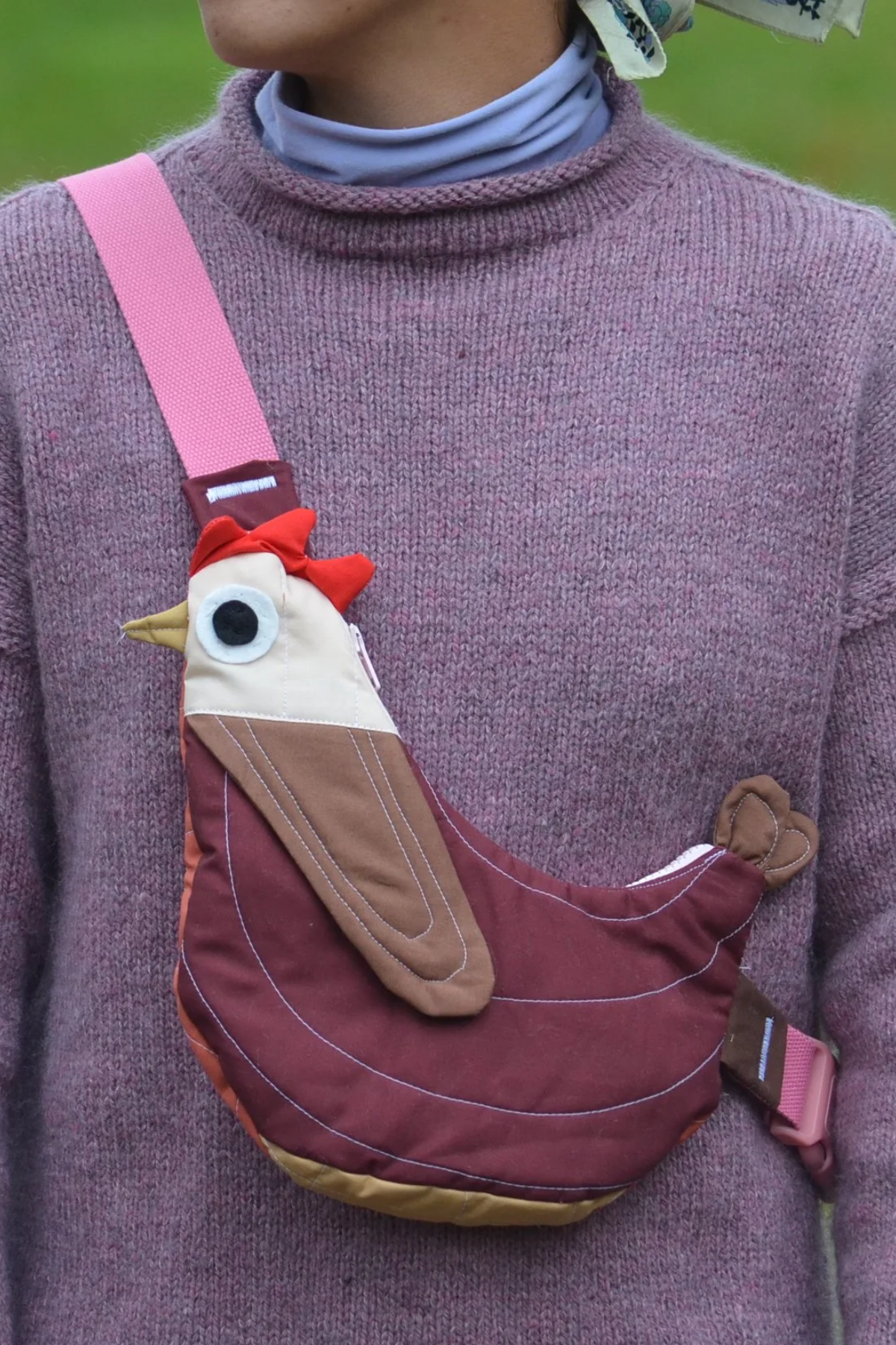 Fly Away Crossbody Bird Bag - Chicken