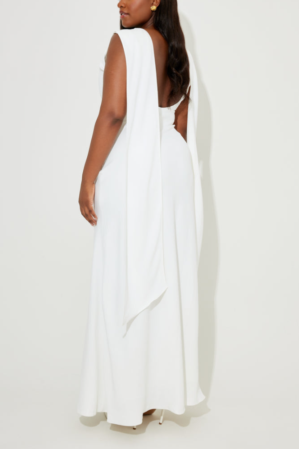 Rear Cutout Strap Dress