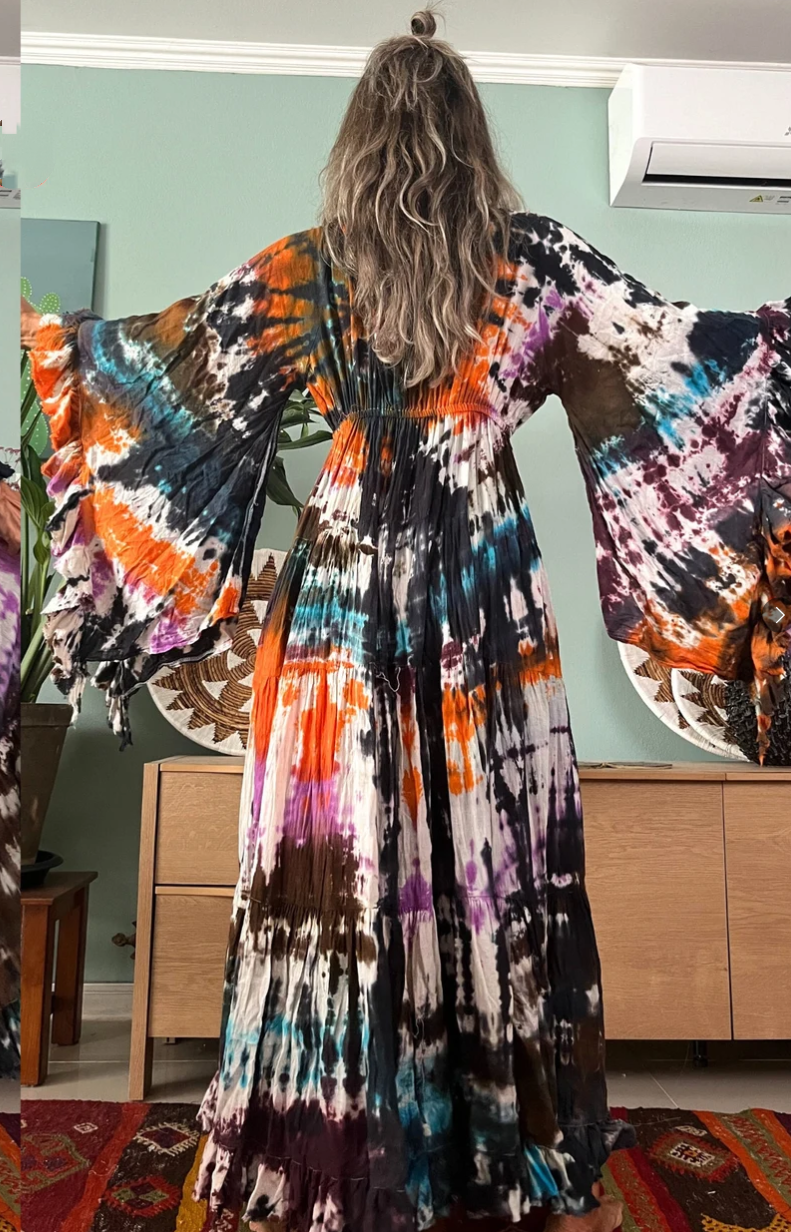 Maxi Ruffled Duster Festival  Cardigan