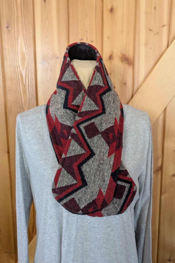 Women's Simple Western Denim Warm Scarf 
