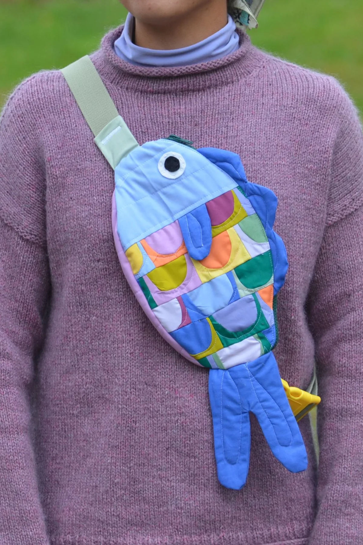 Swim Along Crossbody Fish Bag