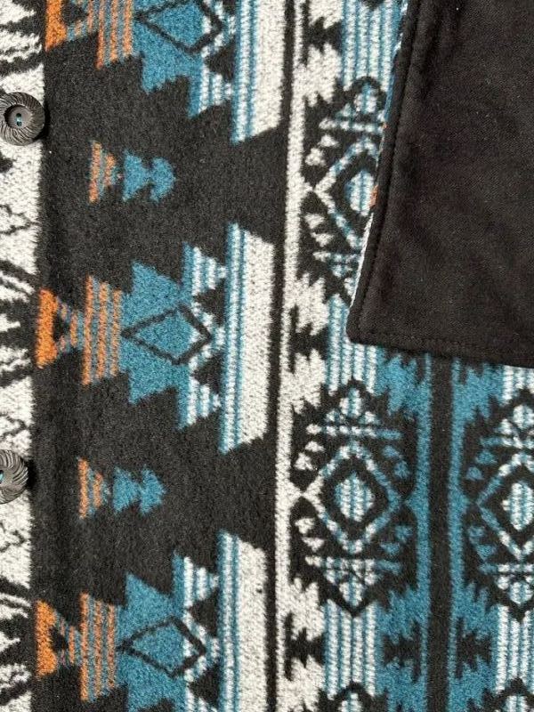 Women's Regal Western Aztec Warm Neck Hood