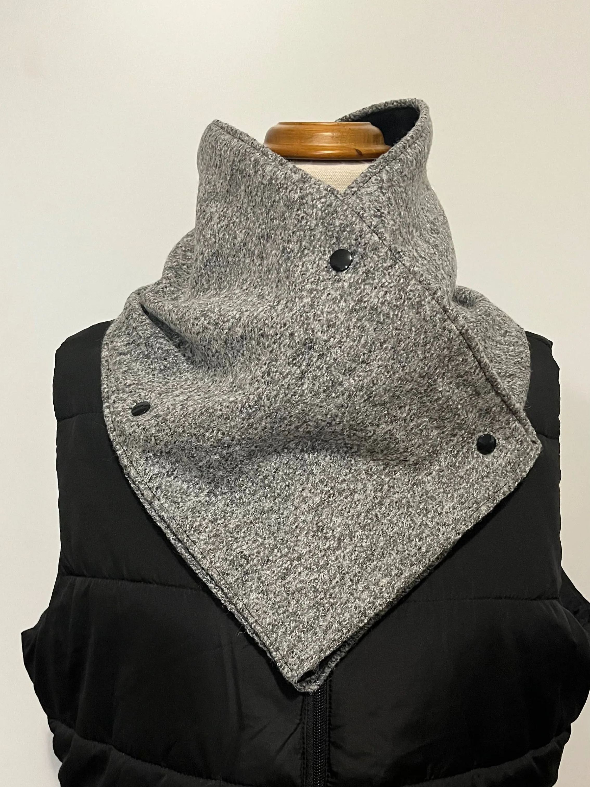 Western Cowboy Solid Color Warm Neck Hood