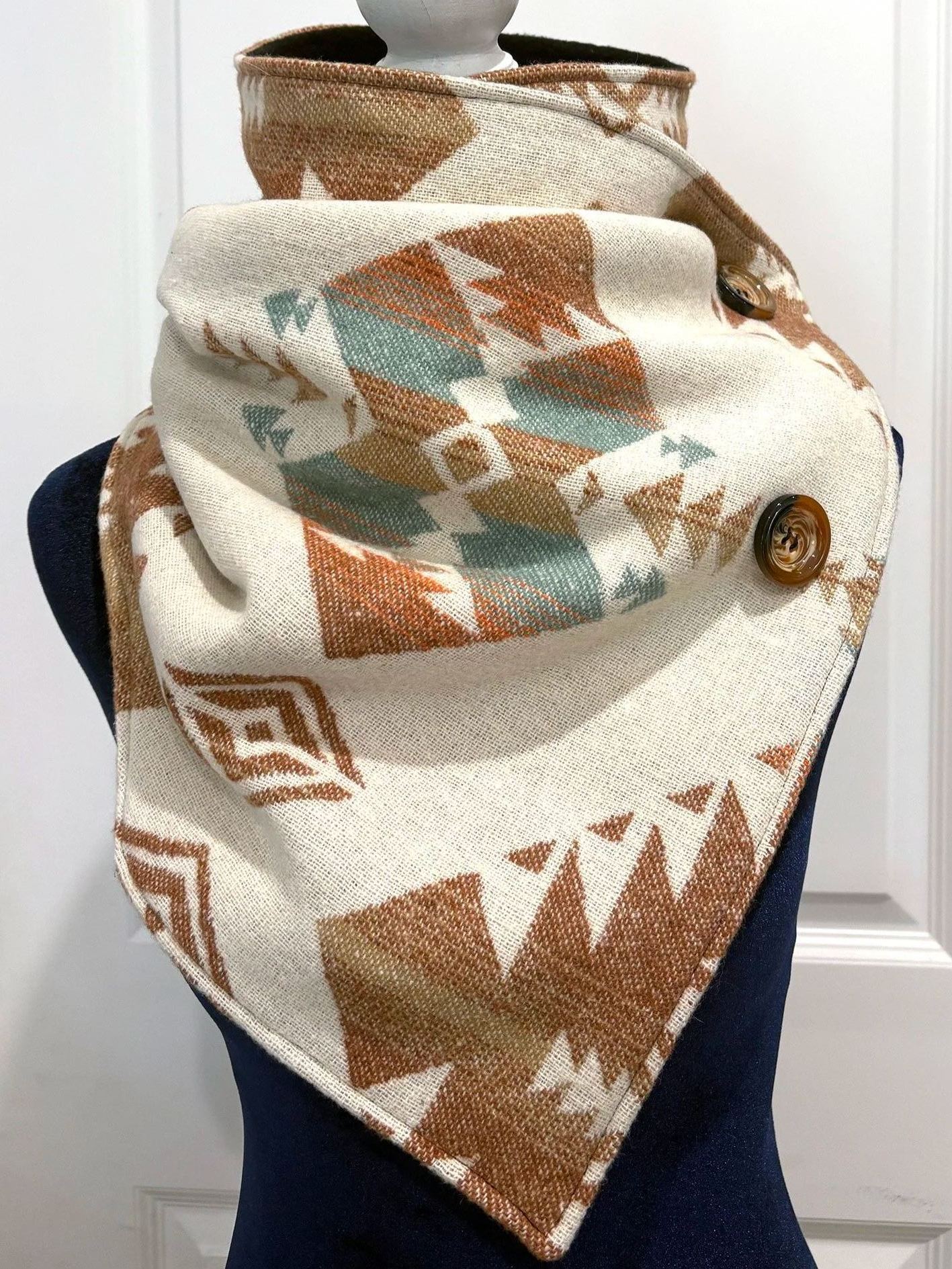 Western Aztec Warm Neck Hood