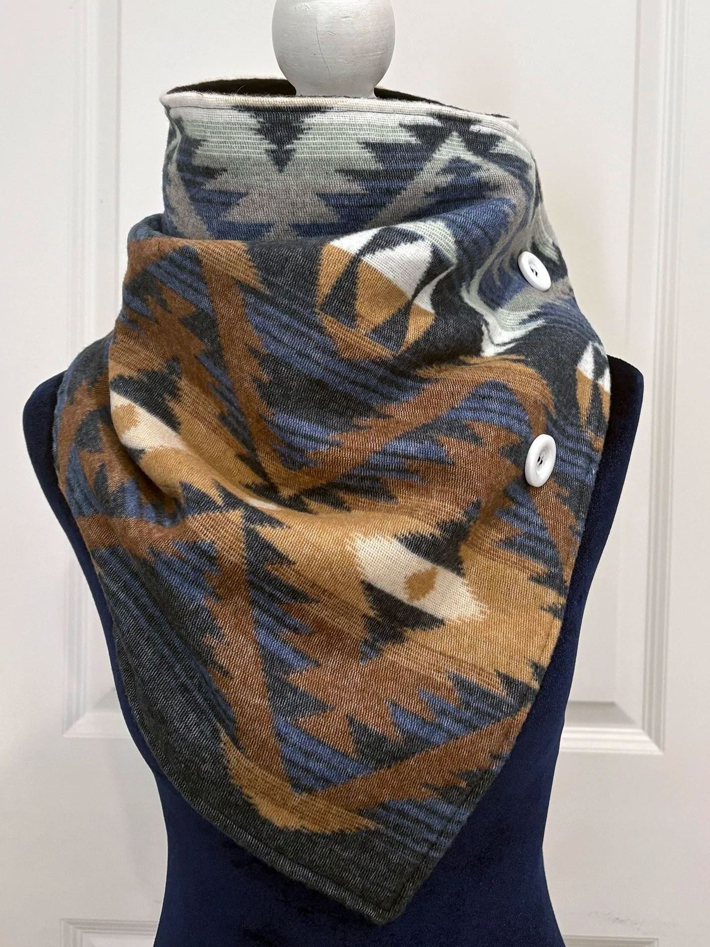 Western Aztec Warm Neck Hood