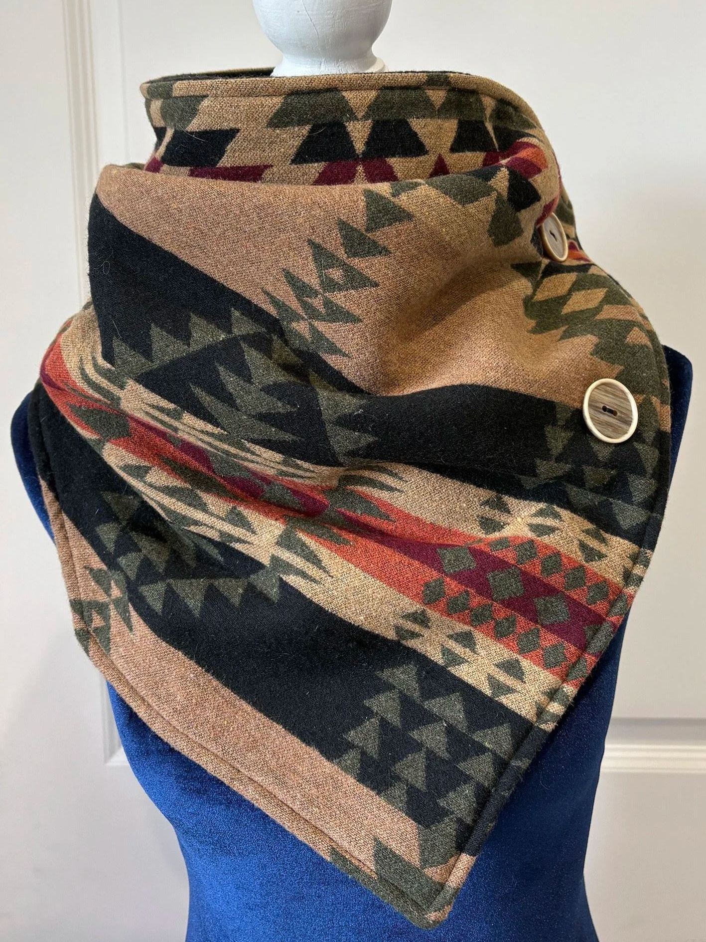 Western Aztec Warm Neck Hood