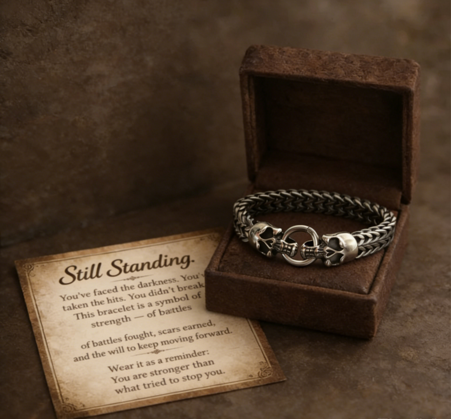 Skull bracelet, Skull men's bracelet, gothic bracelet, mens bracelet, stainless steel skull bracelet, oxidized stainless steel bracelet